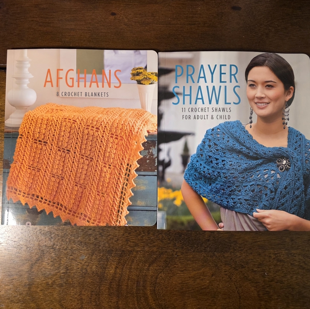 Crochet Pattern Books, Lot of 2, New